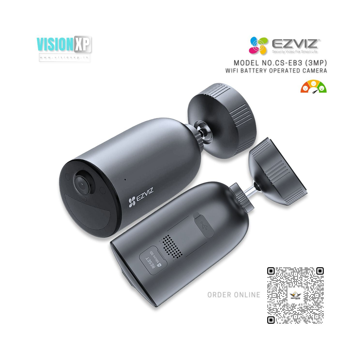 Ezviz EB3 Standalone Smart Home Battery Camera Ezviz EB3 Standalone Smart Home Battery Camera